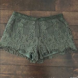 Target Mossimo Supply Co lace shorts